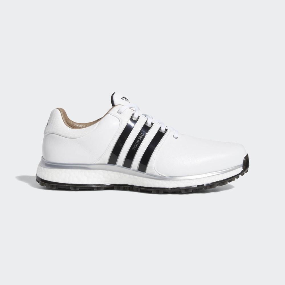 Adidas Men's Tour360 XT-SL Golf Shoes White/Black/Silver Metal Ireland BB7913